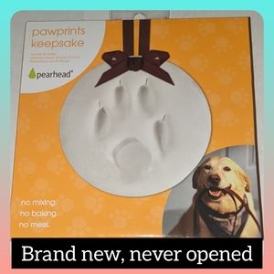 5/$25 pet mold ornament DIY kit, new still sealed in box paw print keepsake